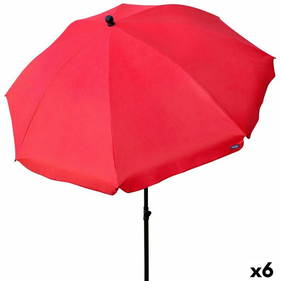 Umbrella Aktive Red 240 x 230 x 240 cm (6 Units)-0