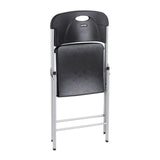 Folding Chair Lifetime Black 50 x 84 x 48,5 cm (5 Units)-3
