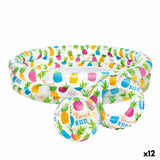 Inflatable Paddling Pool for Children Intex Pineapples Rings 248 L 132 x 28 x 132 cm (12 Units)-0