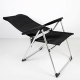 Beach Chair Aktive Deluxe Foldable Black 49 x 123 x 67 cm (2 Units)-1