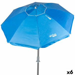 Sunshade Aktive Blue Polyester Aluminium 220 x 225 x 220 cm (6 Units)-0