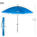 Sunshade Aktive Blue Polyester Aluminium 220 x 225 x 220 cm (6 Units)-3