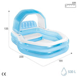 Inflatable pool Intex Blue 530 l 229 x 135 x 191 cm (2 Units)-3