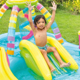 Inflatable Paddling Pool for Children Intex Rainbow 374 L 295 x 109 x 191 cm (2 Units)-5