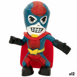 Action Figure Eolo Super Masked Pepper Man 14 x 15,5 x 5,5 cm Elastic (12 Units)-0