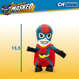 Action Figure Eolo Super Masked Pepper Man 14 x 15,5 x 5,5 cm Elastic (12 Units)-2