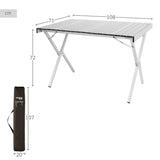 Folding Table Aktive 108 x 72 x 71 cm (2 Units)-3