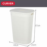 Laundry Basket Curver White Plastic 55 L 44 x 61 x 35 cm (8 Units)-3