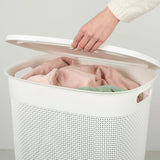 Laundry Basket Curver White Plastic 55 L 44 x 61 x 35 cm (8 Units)-1