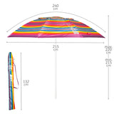Umbrella Aktive 240 X 220 X 240 CM (6 Units)-3