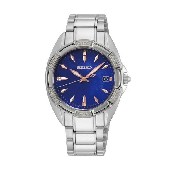 SEIKO Mod. CLASSIC LADY DATE - BLUE-0