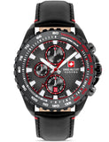 Swiss Military Hanowa Watch SMWGC0001832 Quartz 10 ATM Sapphire Chronograph Official Box