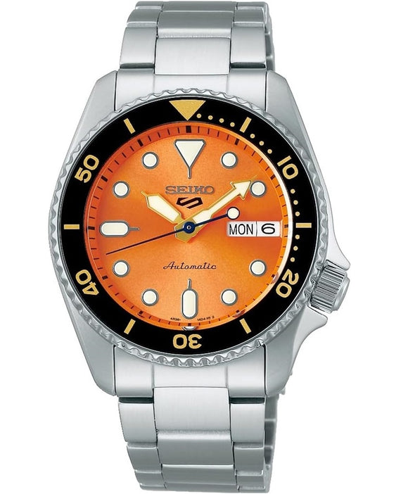 SEIKO 5 Mod. SPORTS AUTOMATIC DAY & DATE - ORANGE-0