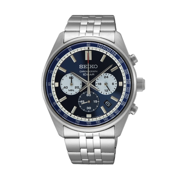 SEIKO Mod. CHRONOGRAPH - PETROL BLULE-0