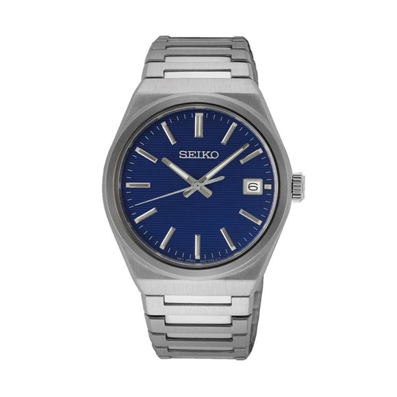 SEIKO Mod. CLASSIC GENT - PETROL BLUE-0