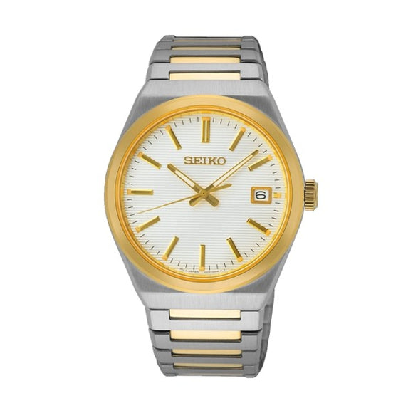 SEIKO Mod. CLASSIC GENT GOLD - WHITE-0