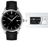 Tissot Watch Gentlemen Quartz 38mm Stainless Steel Leather Strap 10 ATM Sapphire Glass