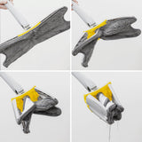 InnovaGoods Type X Self-Wringing Microfibre Mop Twop Mops