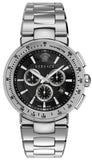Versace Men's Luxury Watch VFG170016 Quartz 5 ATM Sapphire Glass 46 mm Official Box