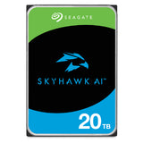 Seagate SkyHawk AI Hard Drive 20 TB, 7200 RPM, 512 MB Cache, 3.5" SATA III