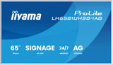 iiyama LH6581UHSG-1AG 64.5" 4K Android 24/7 Digital Signage White