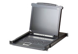 Aten Rack Console 17" LCD KVM CL1000M 1U Black