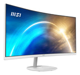 MSI Pro MP341CQW Monitor 34" UWQHD White