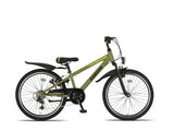 Dakota MTB 24 Inch Junior 7SP Rim Brakes Army Green-0
