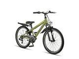 Dakota MTB 24 Inch Junior 7SP Rim Brakes Army Green-1