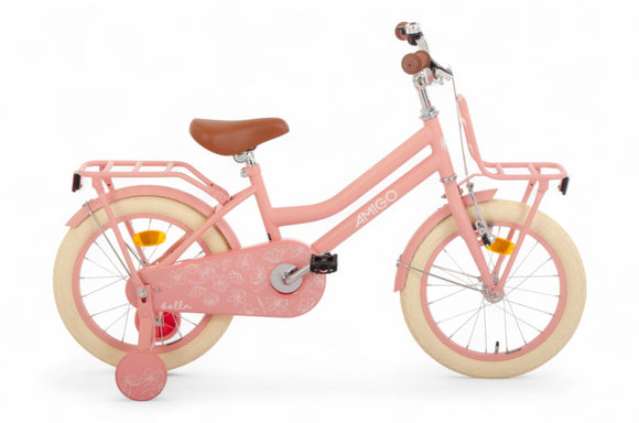 Bella 16 Inch Girls Coaster Brake Salmon-0