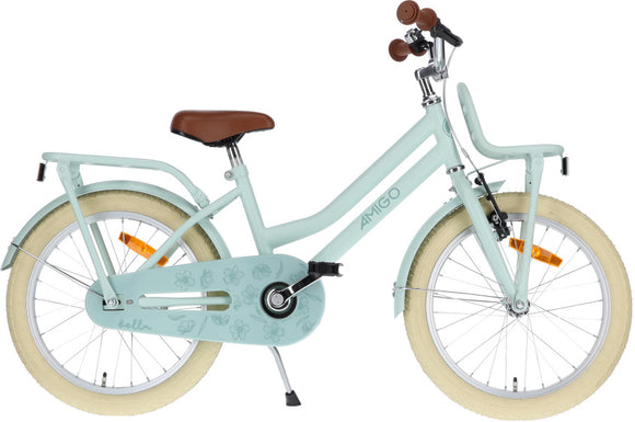 Bella 18 Inch 29 cm Girls Coaster Brake Green-0