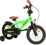 Explorer 14 Inch 21,5 cm Boys Coaster Brake Green/Black-4