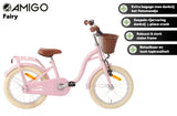 Fairy 18 Inch Girls Coaster Brake Pink-1