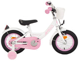 Perfect 12 Inch 21 cm Girls Coaster Brake White/Pink-1