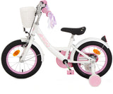 Perfect 14 Inch 22 cm Girls Coaster Brake White/Pink-4