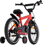 Speeder 16 Inch 27 cm Boys Coaster Brake Red/Black-5