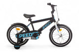 Speeder 16 Inch Boys Coaster Brake Black/Blue-0