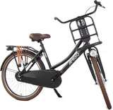 Sturdy 24 Inch 43 cm Girls Coaster Brake Matte black-3