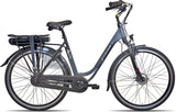 E-City+ 28 Inch 54 cm Women 7SP Roller brakes Anthracite-0