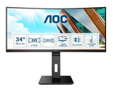 AOC Monitor CU34P2A 34" Quad HD 3440 x 1440 LED Display