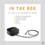 HP USB-C G5 Essential Dock EMEA 72C71AA#ABB USB Hubs
