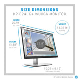HP E24i G4 24\" IPS WUXGA, 9VJ40AA#ABB