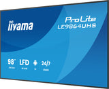 Iiyama Signage Monitor LE9864UHS-B1AG 98" 4K UHD Android Wi-Fi 24/7