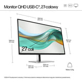 HP Series 5 Pro 27-Inch Monitor from the QHD USB-C – 527pu
