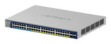 NETGEAR GS752TXUP Managed PoE Gigabit Switch 1U Gray
