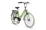 New York 28 Inch 53 cm Women 7SP Rim Brakes Green-1