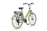 New York 28 Inch 53 cm Women 7SP Rim Brakes Green-2