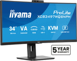 iiyama ProLite XCB3497WQSN-B1 Monitor 34-inch UWQHD LED Black