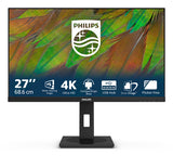 Philips 27-inch 4K Ultra HD LCD Monitor Black 3000 Series 27B1N3800