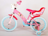 Princess 16 Inch 25,4 cm Girls Coaster Brake Pink-1